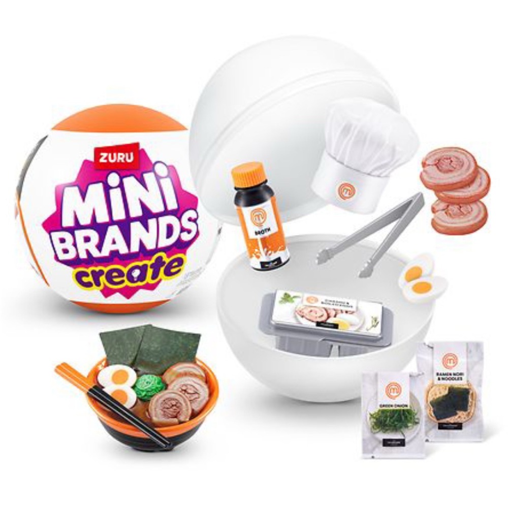(3) NEW Zuru Mini Brands Create Masterchef Blind Surprise LOT OF 3